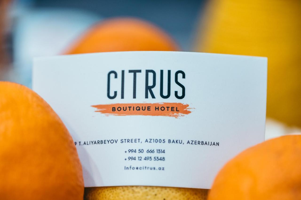 Citrus Boutique Hotel Baku Exteriör bild